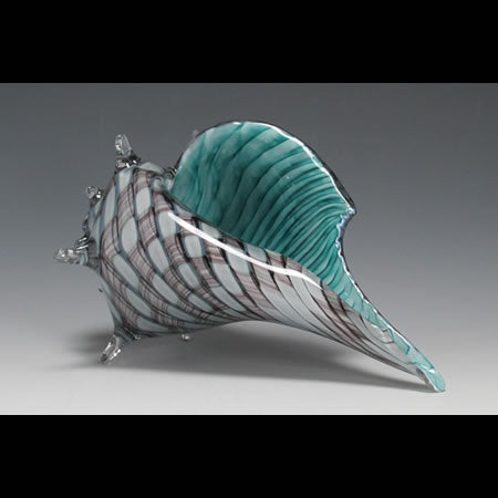 Grey Stripe-Aqua